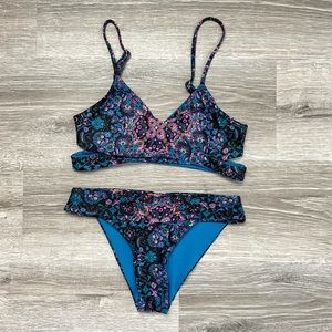 L*Space Chloe Reversible Wrap Bikini Set size XS